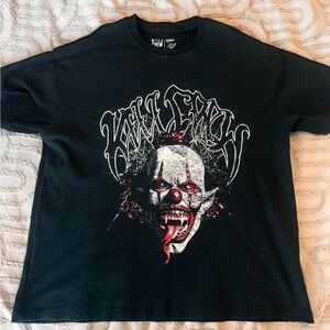 Kill crew clown Black Graphic T-Shirt sz M